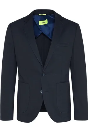 Cinque Heren, Jassen, Blauw, Maat: XL Leer
