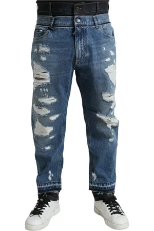 Dolce & Gabbana Heren, Jeans, Blauw, Maat: M Katoen
