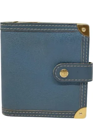 LOUIS VUITTON Dames, Pre-owned, Blauw, Maat: ONE Size Leer