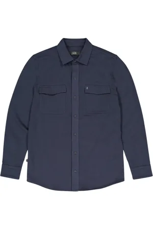 Butcher of Blue Heren, Overhemden, Blauw, Maat: S Katoen