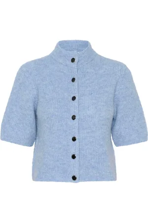 Gestuz Dames, Truien, Blauw, Maat: XS Wol