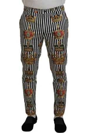 Dolce & Gabbana Heren, Broeken, Wit, Maat: XS Katoen