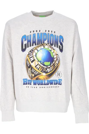 Huf Heren, Sweatshirts & Hoodies, Wit, Maat: L Katoen