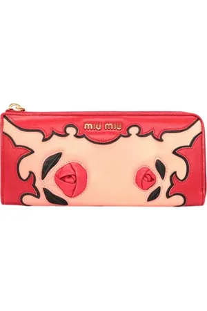 Miu Miu Dames, Pre-owned, Roze, Maat: ONE Size Leer