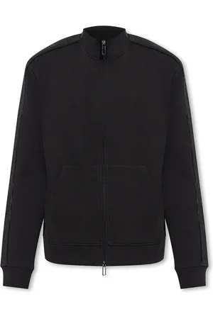 Emporio Armani Heren, Sweatshirts & Hoodies, Zwart, Maat: M Katoen