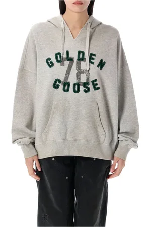 Golden Goose Dames, Sweatshirts & Hoodies, Grijs, Maat: XS Katoen