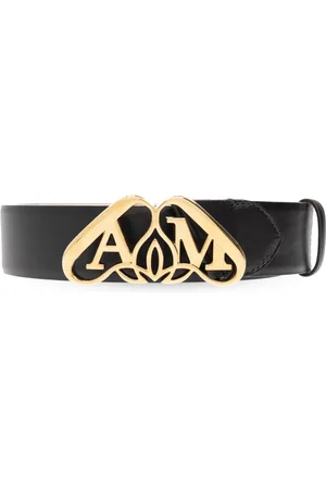 Alexander McQueen Dames, Accessoires, Zwart, Maat: 75 CM Leer