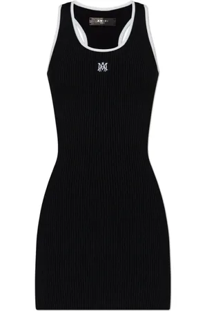 AMIRI Dames, Jurken, Zwart, Maat: XS Viscose