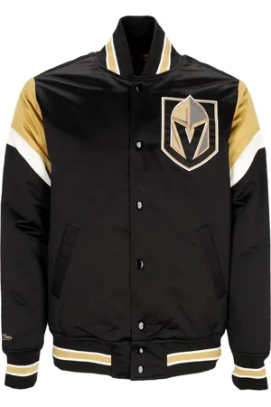 Mitchell & Ness Heren, Jassen, Zwart, Maat: L Poliester