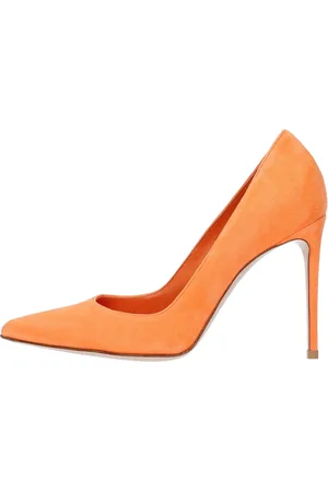LE SILLA Dames, Schoenen, Oranje, Maat: 36 EU Leer