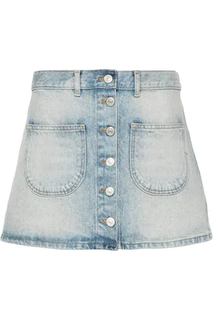 Courrèges Dames, Rokken, Blauw, Maat: S Denim