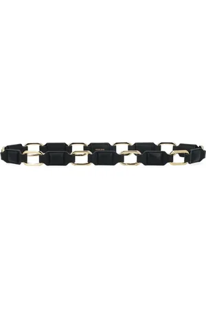 ANINE BING Dames, Accessoires, Zwart, Maat: 2XS Leer