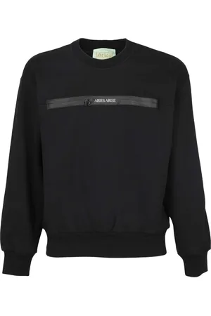 ARIES Heren, Sweatshirts & Hoodies, Zwart, Maat: M