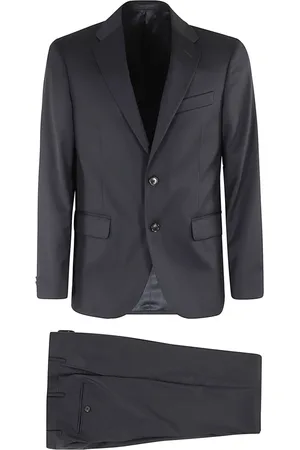 corneliani Heren, Pakken, Blauw, Maat: L Wol