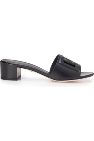 Dolce & Gabbana Dames, Schoenen, Zwart, Maat: 38 EU Leer