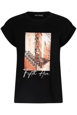 lofty manner Dames, Tops, Zwart, Maat: XS Katoen