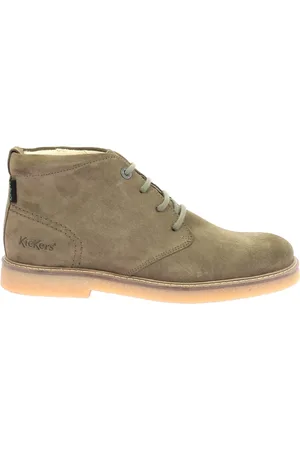 Kickers Heren, Schoenen, Groen, Maat: 40 EU Leer