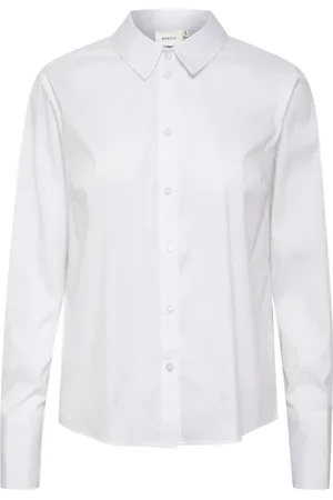 Gestuz Dames, Blouses & Shirts, Wit, Maat: XS Katoen