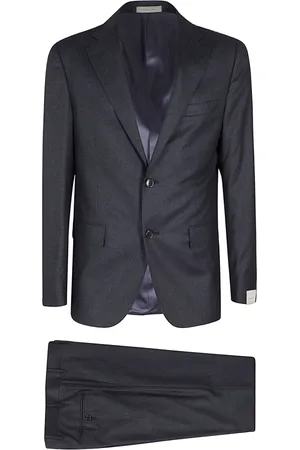 corneliani Heren, Pakken, Blauw, Maat: M Wol