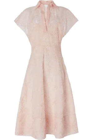 GENNY Dames, Jurken, Roze, Maat: S Zijde
