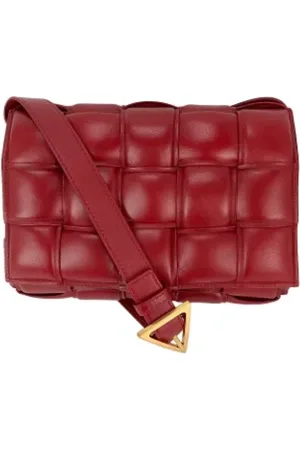 Bottega Veneta Dames, Pre-owned, Rood, Maat: ONE Size Leer