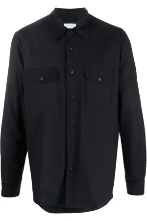 Aspesi Heren, Overhemden, Blauw, Maat: M Wol