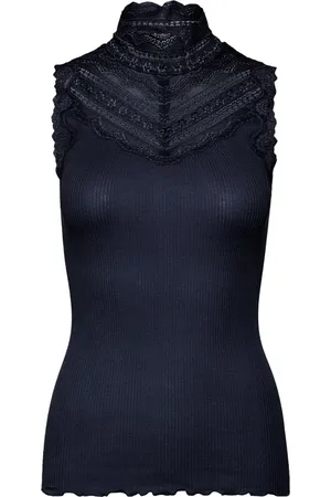 Rosemunde Dames, Tops, Blauw, Maat: L Katoen