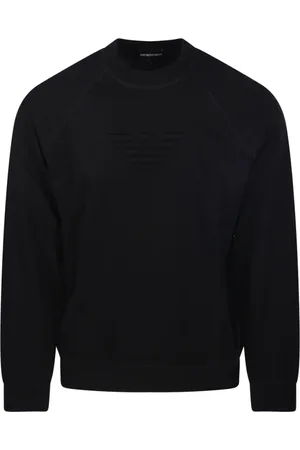 Emporio Armani Heren, Sweatshirts & Hoodies, Zwart, Maat: S Katoen
