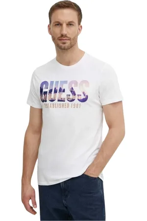 Guess Heren, Tops, Wit, Maat: 2XL Katoen
