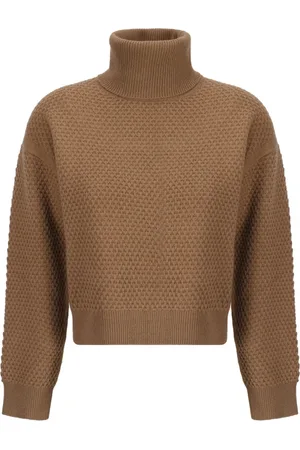 Max Mara Dames, Truien, Bruin, Maat: L Kasjmier