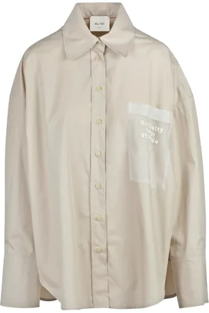 ALYSI Dames, Blouses & Shirts, , Maat: S Katoen