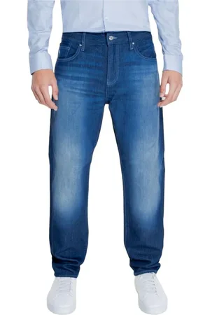 Armani Exchange Heren, Jeans, Blauw, Maat: W38 L32 Katoen