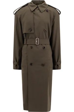 Burberry Heren, Mantels, Groen, Maat: S Wol