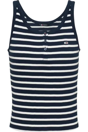 Tommy Hilfiger Dames, Tops, Veelkleurig, Maat: XS Katoen