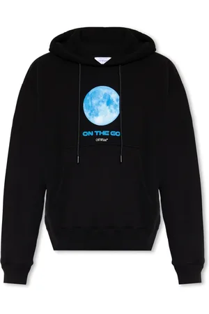 OFF-WHITE Heren, Sweatshirts & Hoodies, Zwart, Maat: 3XL Katoen