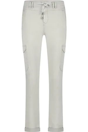 Red Button Dames, Jeans, Grijs, Maat: S Katoen