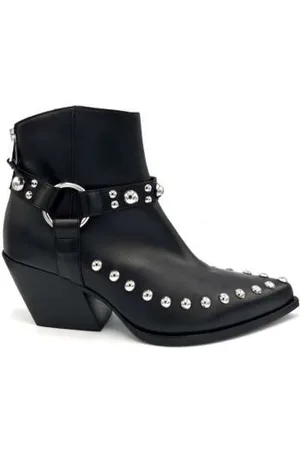 Elena Iachi Dames, Schoenen, Zwart, Maat: 37 EU Leer