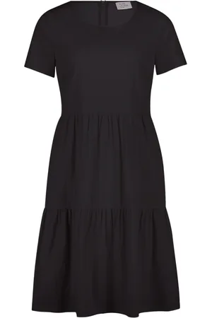 Vera Mont Dames, Jurken, Zwart, Maat: XL Leer