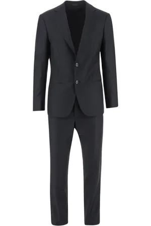 Giorgio Armani Heren, Pakken, Blauw, Maat: L