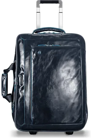 Piquadro Unisex, Koffers, Blauw, Maat: ONE Size Leer