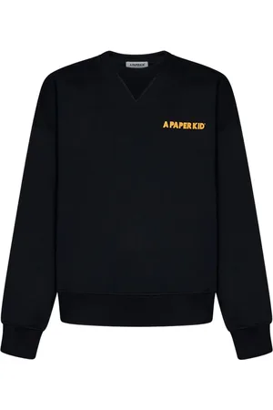 A PAPER KID Heren, Sweatshirts & Hoodies, Zwart, Maat: S