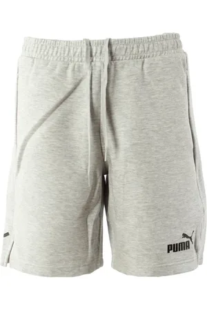 PUMA Heren, Korte broeken, Grijs, Maat: S Katoen
