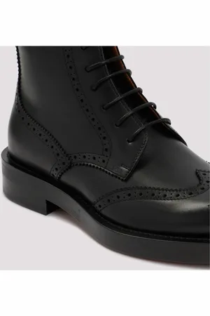 Dior Heren, Schoenen, Zwart, Maat: 41 EU Leer