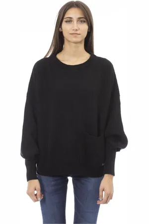BALDININI Dames, Truien, Zwart, Maat: L