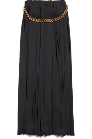 Balenciaga Dames, Rokken, Zwart, Maat: S Poliester