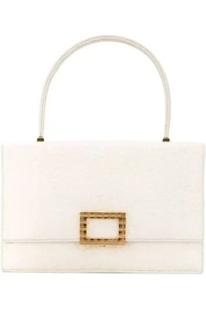 Hermès Dames, Pre-owned, Wit, Maat: ONE Size Leer