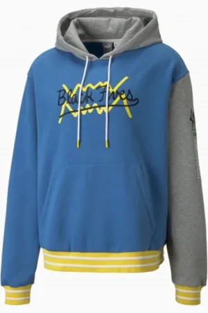 PUMA Heren, Sweatshirts & Hoodies, Blauw, Maat: M