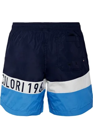 Aeronautica Militare Heren, Badkleding, Blauw, Maat: L Polyamide