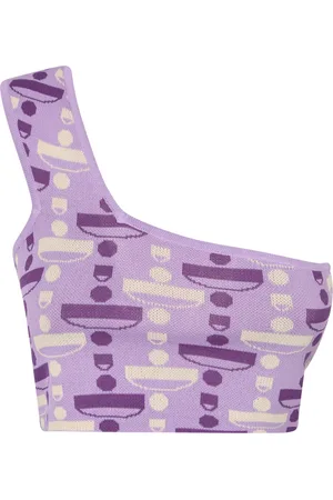 DODO BAR OR Dames, Tops, Paars, Maat: S Nylon