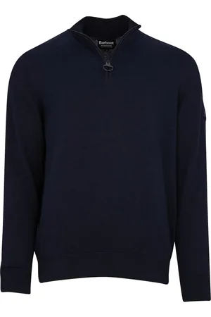 Barbour Heren, Sweatshirts & Hoodies, Blauw, Maat: L Katoen